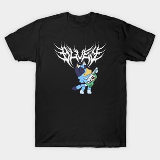 Black Metal Bluey T-Shirt